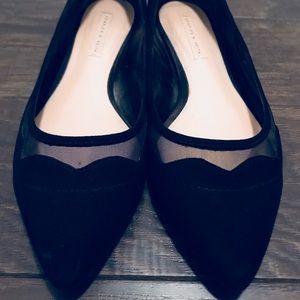 Black Pointed Flats